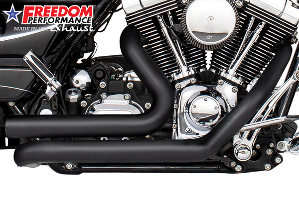 Freedom Performance HARLEY TOURING RIGHT SIDE TUCK & UNDER TRUE-DUAL HEADERS Fits '95-Present