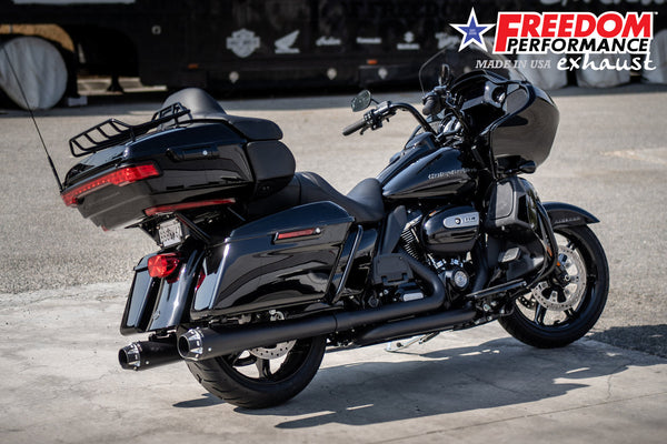 Freedom Performance HARLEY TOURING RIGHT SIDE TUCK & UNDER TRUE-DUAL HEADERS Fits '95-Present