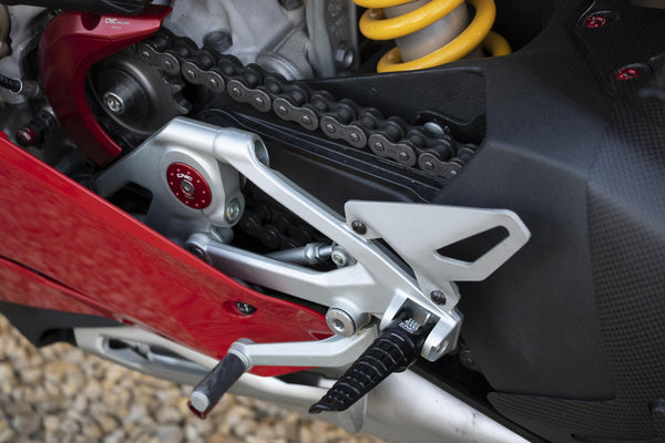 CNC RACING | Footpegs for OEM rearsets Ducati LIGHT - driver