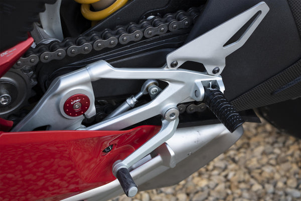 CNC RACING | Footpegs for OEM rearsets Ducati LIGHT - driver