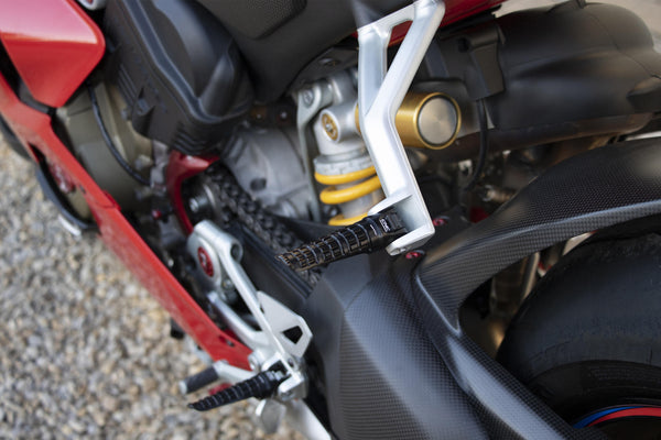 CNC RACING | Footpegs for OEM rearsets Ducati LIGHT - passenger