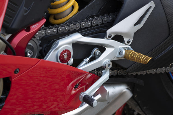 CNC RACING | Footpegs for OEM rearsets Ducati LIGHT - driver