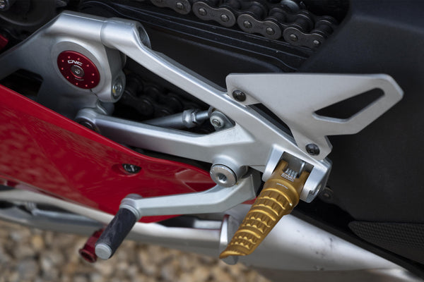 CNC RACING | Footpegs for OEM rearsets Ducati LIGHT - driver