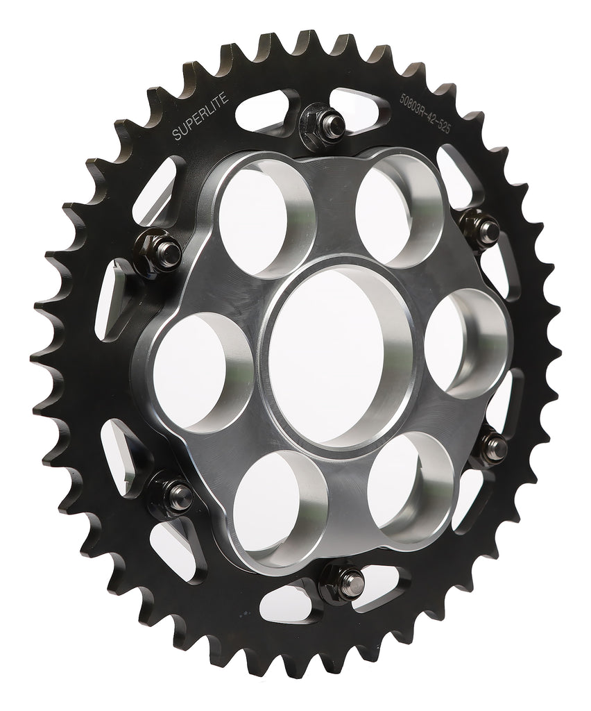 Superlite 525 Pitch - Direct Replacement "Quick Change" Style Steel Rear Sprocket Kit- SKU# PCD3S-50803R