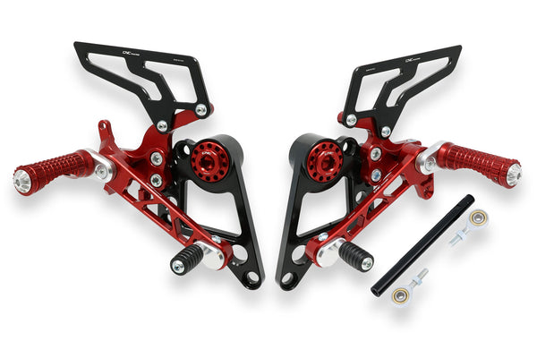 CNC RACING | Adjustable rear sets Hypermotard 796 1100