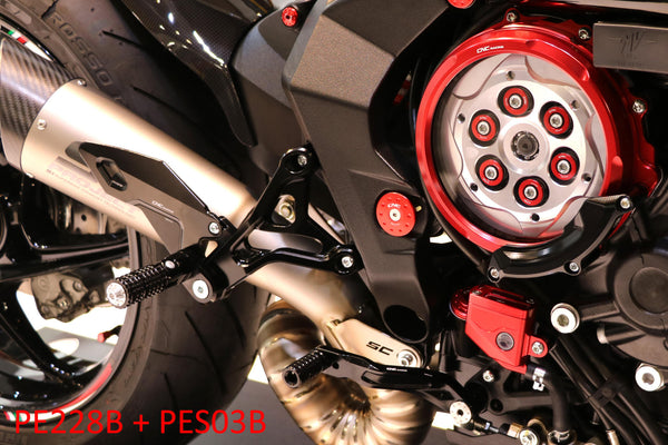 CNC RACING | Adjustable rear sets MV Agusta