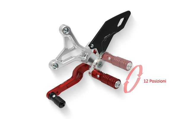 CNC RACING | Adjustable rear sets MV Agusta