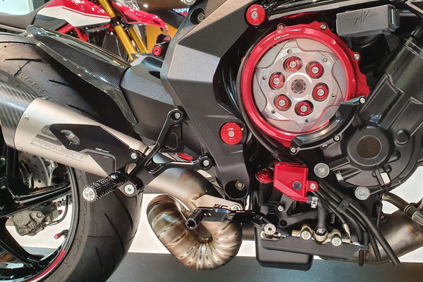 CNC RACING | Adjustable rider rearsets MV Agusta Brutale