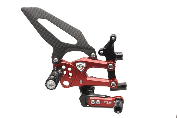 CNC RACING | ADJUSTABLE REAR SETS DUCATI PANIGALE SERIES EVO GP Edition