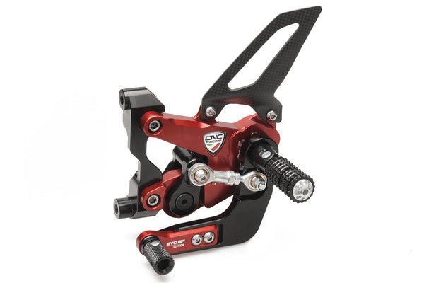 CNC RACING | ADJUSTABLE REAR SETS DUCATI PANIGALE SERIES EVO GP Edition