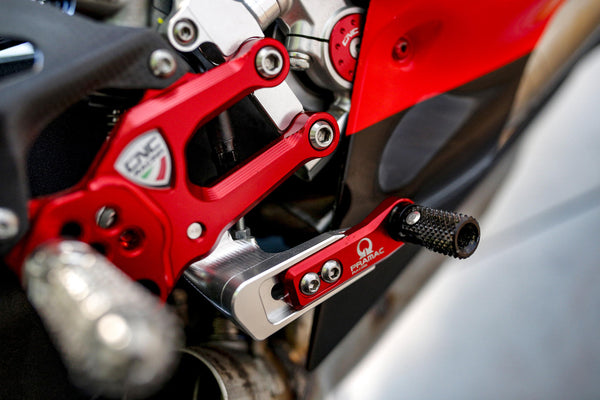 CNC RACING | Adjustable rearsets RPS Ducati SBK Panigale series Team Pramac MotoGP Limited Edition
