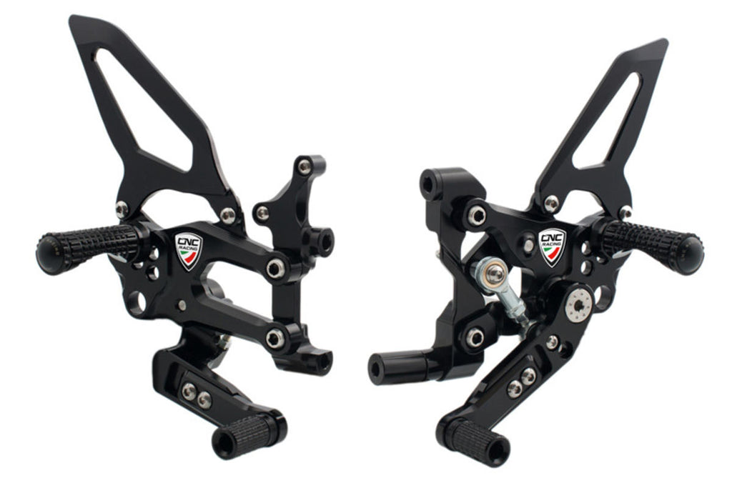 CNC RACING | Adjustable rear sets RPS "Easy" Ducati SBK Panigale series road and reverse shifting