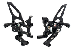 CNC RACING | Adjustable rear sets RPS "Easy" Ducati SBK Panigale series road and reverse shifting
