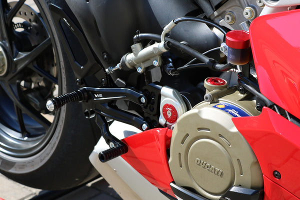 CNC RACING | Adjustable rear sets RPS Ducati Panigale V4 - EASY