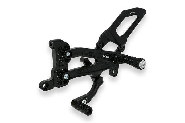CNC RACING | Adjustable rear sets RPS Ducati Panigale V4 - EASY