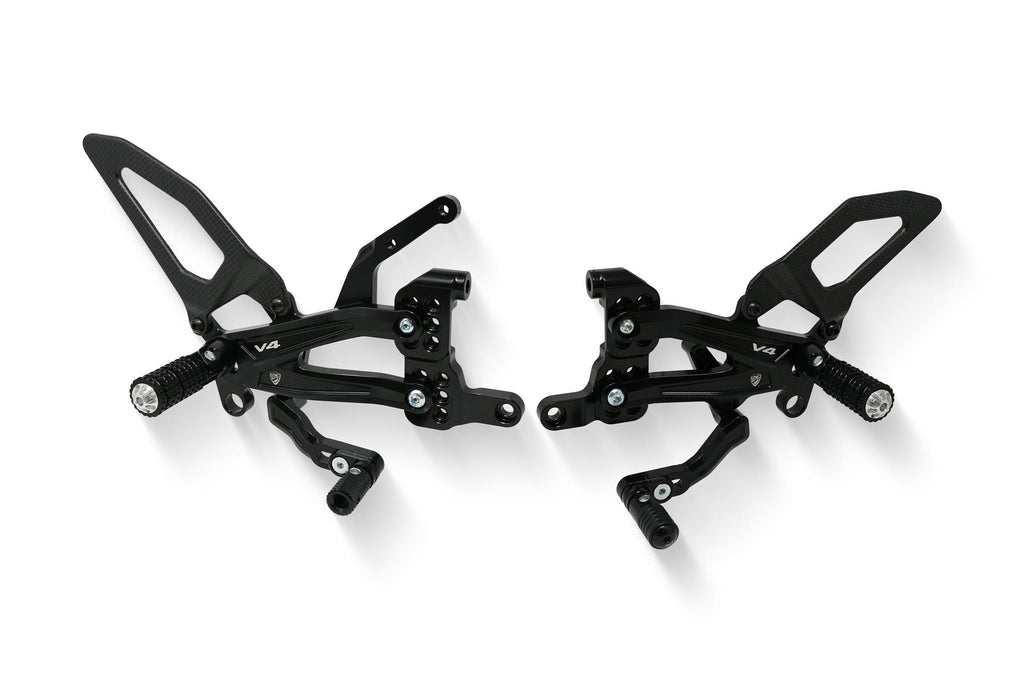 CNC RACING | Adjustable rear sets RPS Ducati Panigale V4 - Carbon