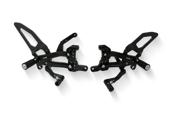 CNC RACING | Adjustable rear sets RPS Ducati Panigale V4 - Carbon