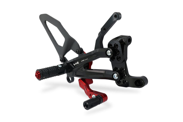CNC RACING | Adjustable rearsets Ducati Streetfighter V4 Carbon