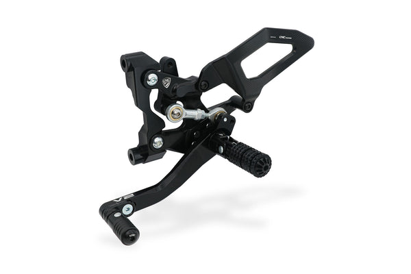 CNC RACING | Adjustable rearsets Ducati Streetfighter V2