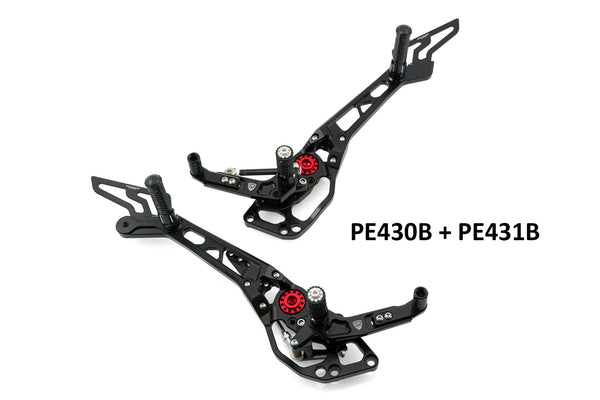 CNC RACING | Adjustable rear sets passenger Ducati Hypermotard 821/939