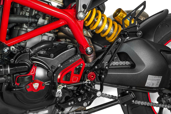 CNC RACING | Adjustable rear sets passenger Ducati Hypermotard 821/939