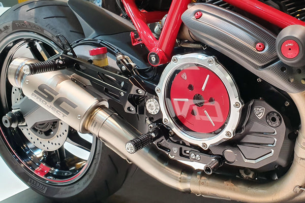 CNC RACING | Adjustable rear sets Ducati