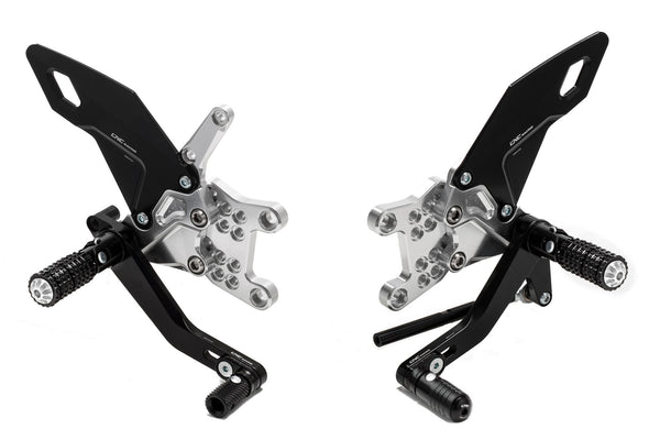 CNC RACING | REAR SETS ADJUSTABLE FOR APRILIA RSV4 - TUONO