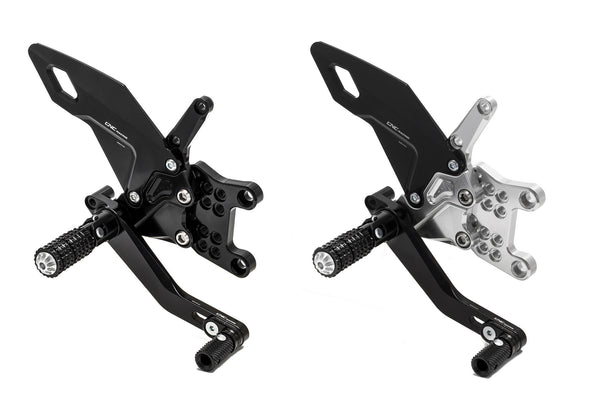 CNC RACING | REAR SETS ADJUSTABLE FOR APRILIA RSV4 - TUONO
