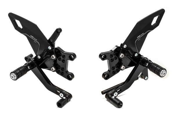 CNC RACING | REAR SETS ADJUSTABLE FOR APRILIA RSV4 - TUONO