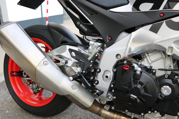 CNC RACING | REAR SETS ADJUSTABLE FOR APRILIA RSV4 - TUONO