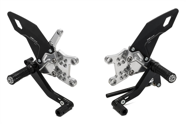 CNC RACING | REAR SETS ADJUSTABLE EASY FOR APRILIA RSV4 - TUONO