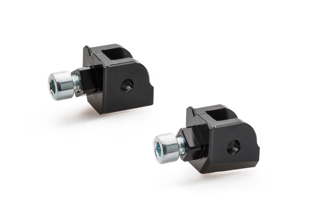 CNC RACING | Footpegs kit TOURING - passenger adapters