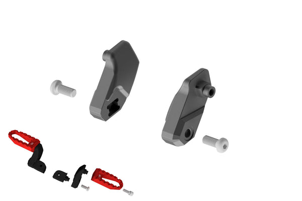 CNC RACING | Riser 30 mm kit for footpegs TOURING driver