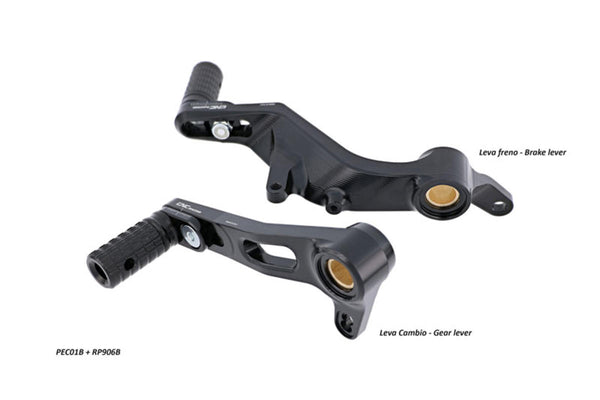 CNC RACING | Gear/Rear brake levers kit ducati - SLIDE