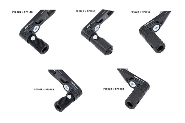 CNC RACING | Gear/Rear brake levers kit Ducati Multistrada - SLIDE