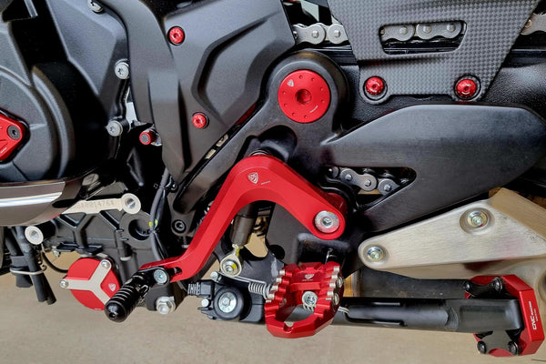 CNC RACING | Gear/Rear brake levers kit Ducati Diavel V4 - SLIDE