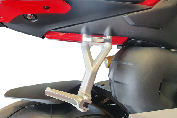 CNC RACING | Rear footrest blanking plates Ducati Panigale V4 / Streetfighter V4