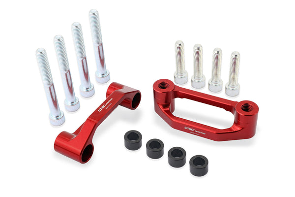 CNC RACING | Rear footrest blanking plates Aprilia