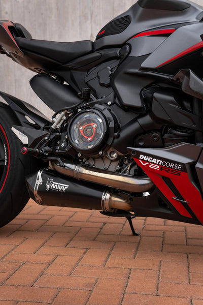 CNC RACING | Clear oil bath clutch cover Ducati Streetfighter V4