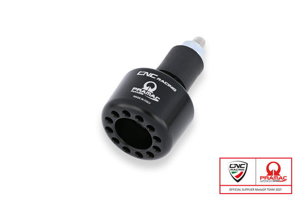 CNC RACING | Handlebar cap left side Pramac Racing limited Edition