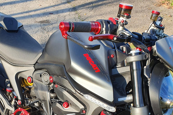 CNC RACING | Adapter to install brake and clutch lever protection.