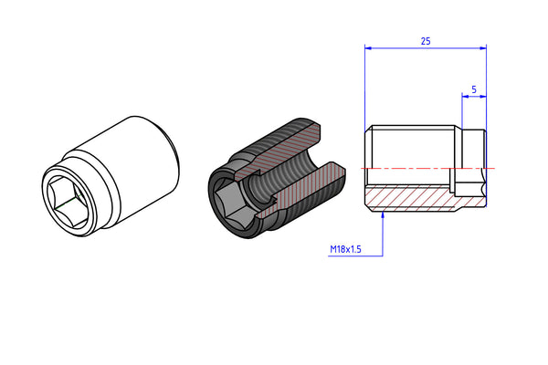 CNC RACING | Adapter to install brake and clutch lever protection.