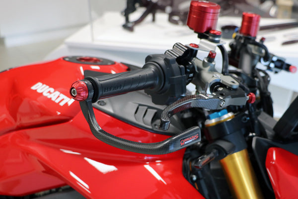 CNC RACING | Brake-Guard Carbon Race - Protection front brake lever matt carbon Pramac Racing Limited Edition