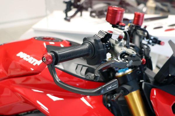 CNC RACING | Brake-Guard Carbon Race - Protection front brake lever glossy carbon