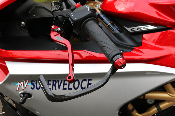 CNC RACING | Clutch-Guard Carbon Race - Protection clutch lever glossy carbon