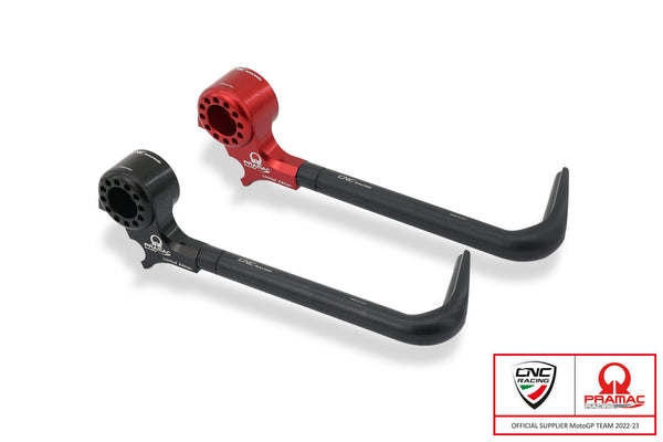 CNC RACING | Lever-Guard Street - Protection front brake lever with bar-end mirror housing - Pramac Racing Limited Edition