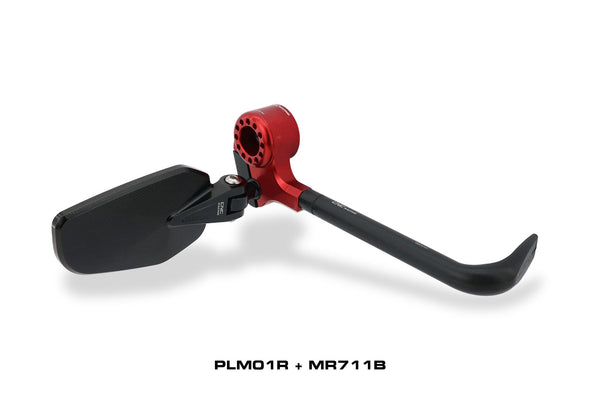 CNC RACING | Lever-Guard Street - Protection front brake lever with bar-end mirror housing