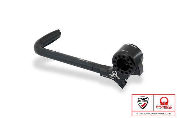 CNC RACING | Lever-Guard Street - Clutch lever protector with bar-end mirror housing - Pramac racing Limited Edition