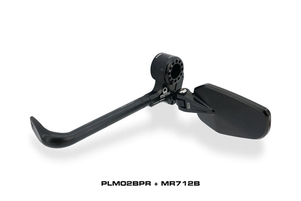 CNC RACING | Lever-Guard Street - Clutch lever protector with bar-end mirror housing - Pramac racing Limited Edition