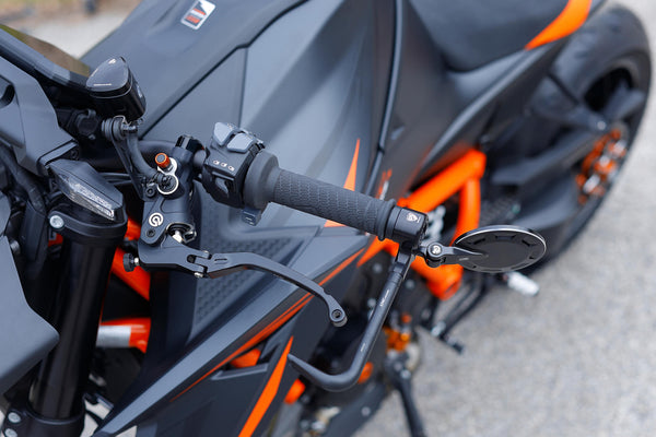 CNC RACING | Lever-Guard Street - Clutch lever protector with bar-end mirror housing